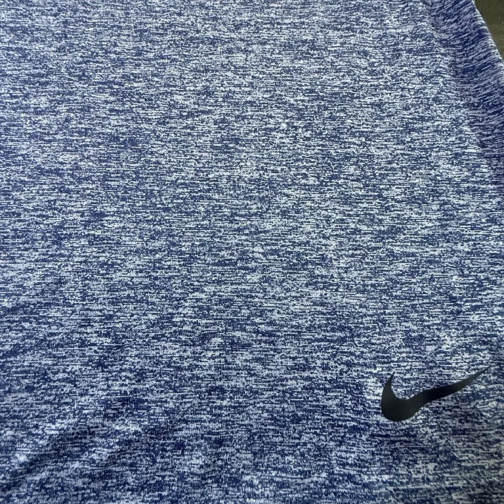 Nike Dri-FIT Activewear T-Shirt Heathered‎ Blue Running Gym XS